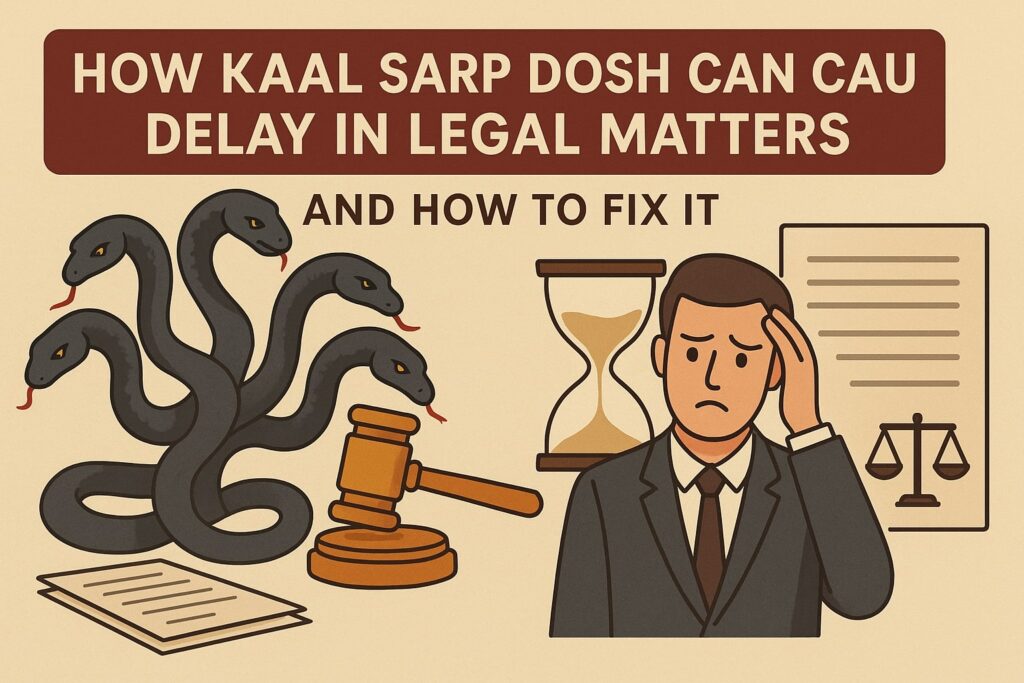 How Kaal Sarp Dosh Can Cause Delay in Legal Matters and How to Fix It