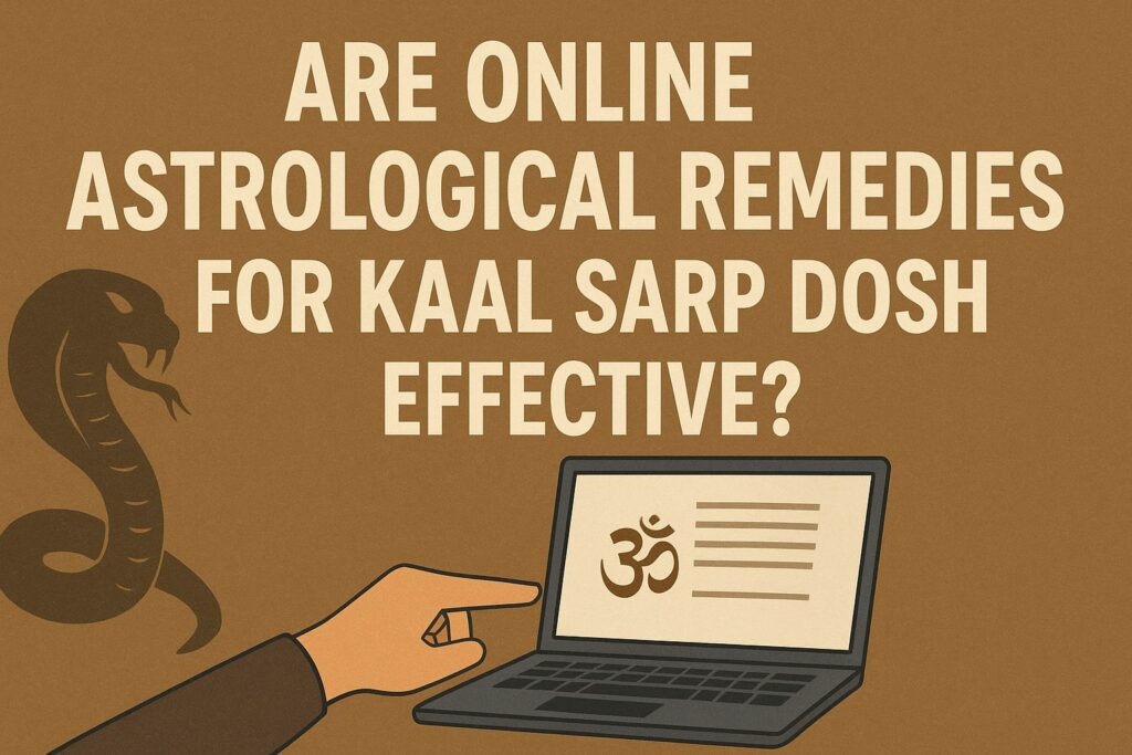 Are Online Astrological Remedies for Kaal Sarp Dosh Effective ?
