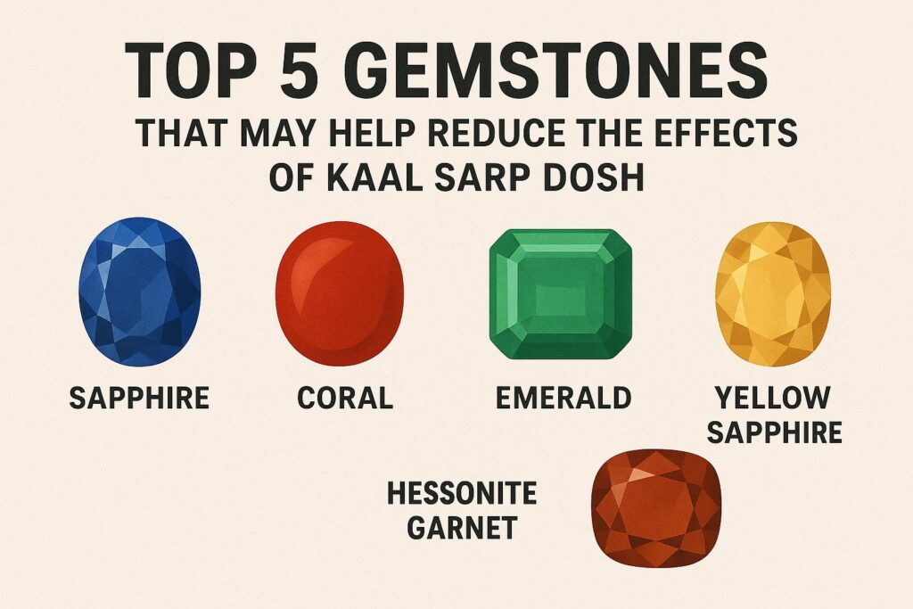 Top 5 Gemstones That May Help Reduce the Effects of Kaal Sarp Dosh