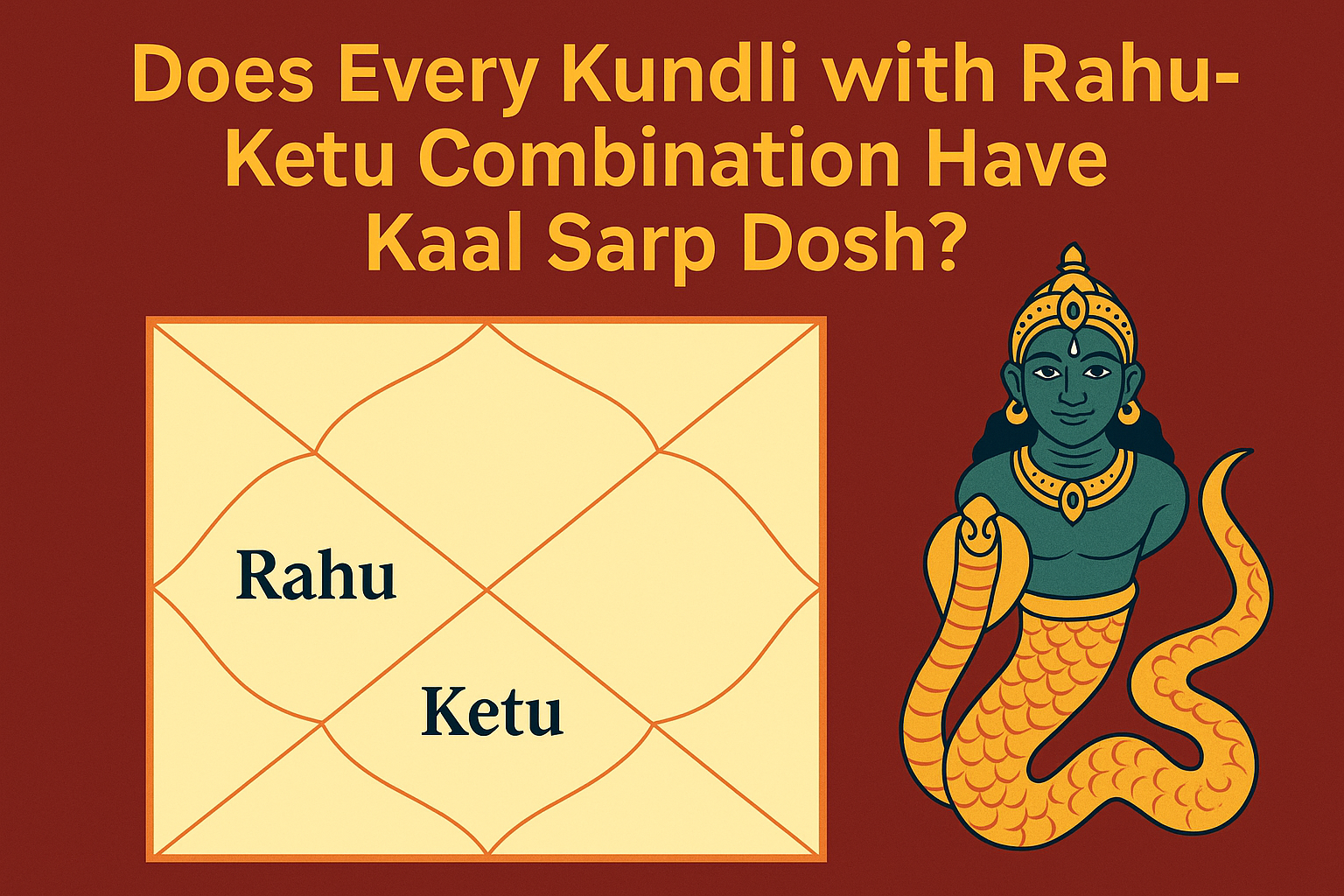 Does Every Kundli with Rahu-Ketu Combination Have Kaal Sarp Dosh?
