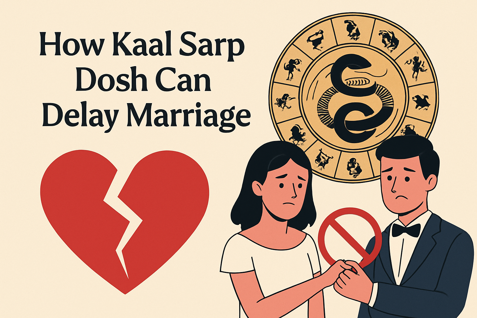 How Kaal Sarp Dosh Can Delay Marriage