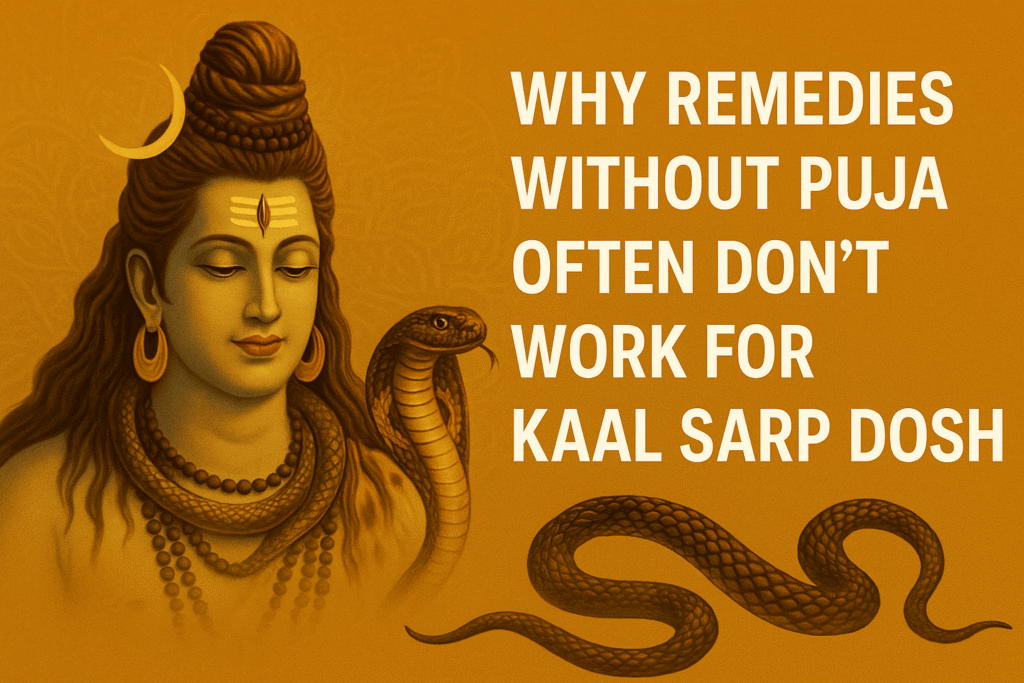 Why Remedies Without Puja Often Don’t Work for Kaal Sarp Dosh