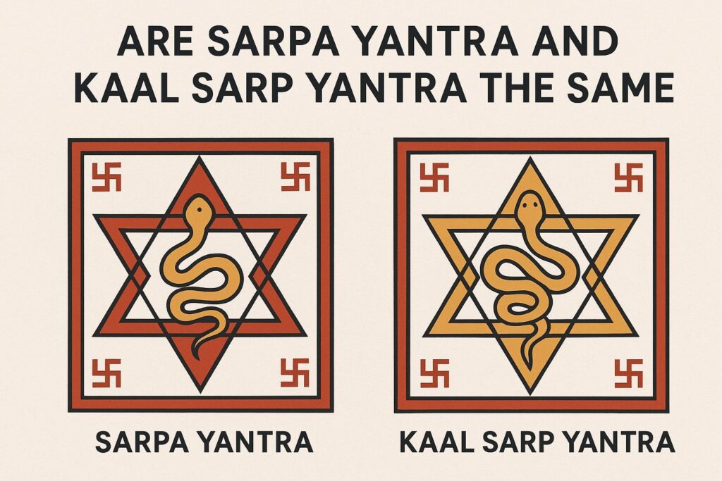 Are Sarpa Yantra and Kaal Sarp Yantra the Same