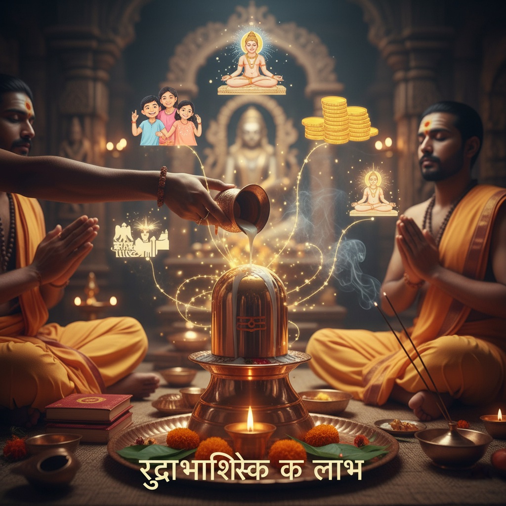 रुद्राभिषेक करने के लाभ