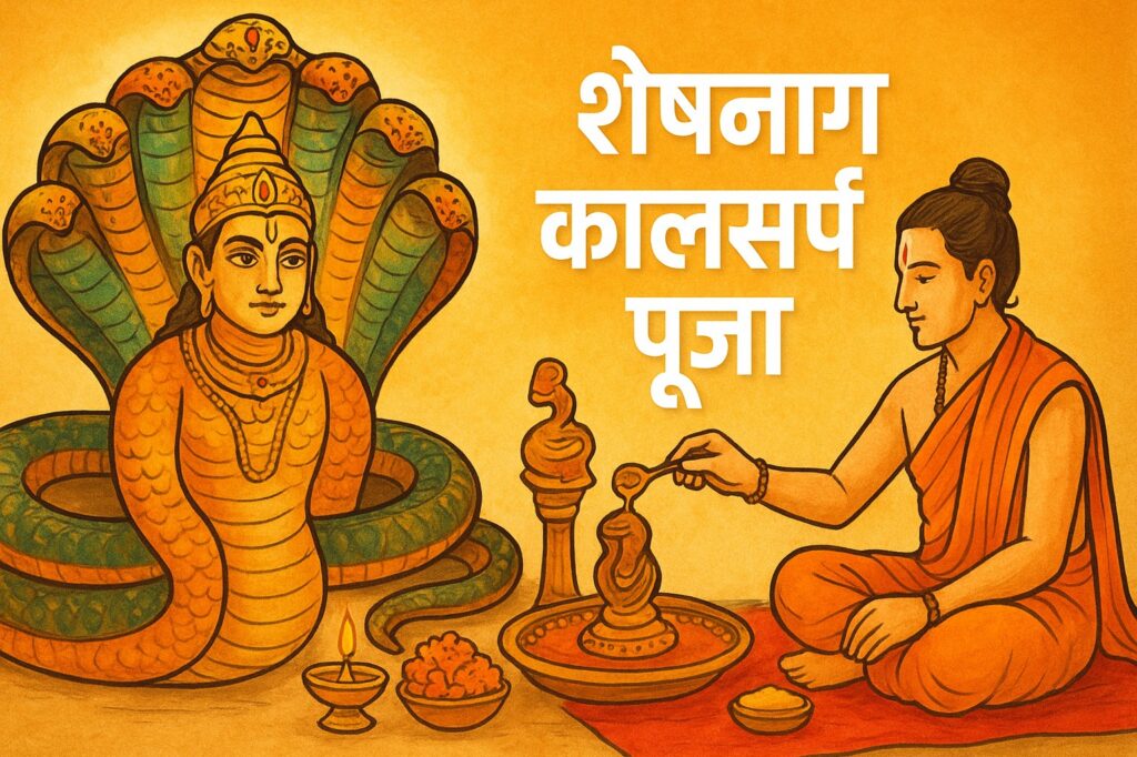 शेषनाग कालसर्प पूजा