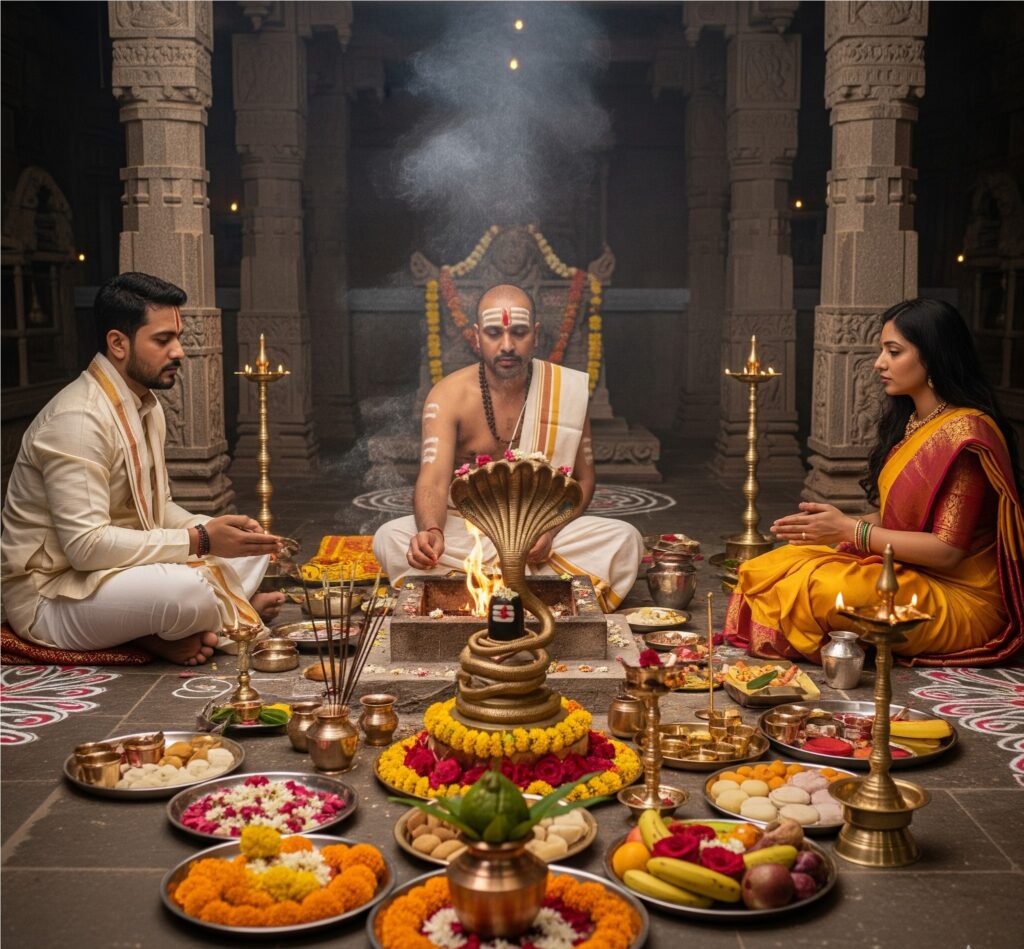 शेषनाग कालसर्प पूजा