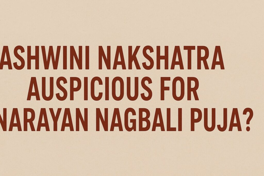 Narayan Nagbali Puja