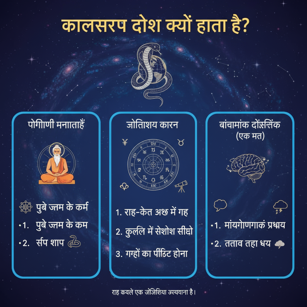 कालसर्प दोष क्यों होता है?